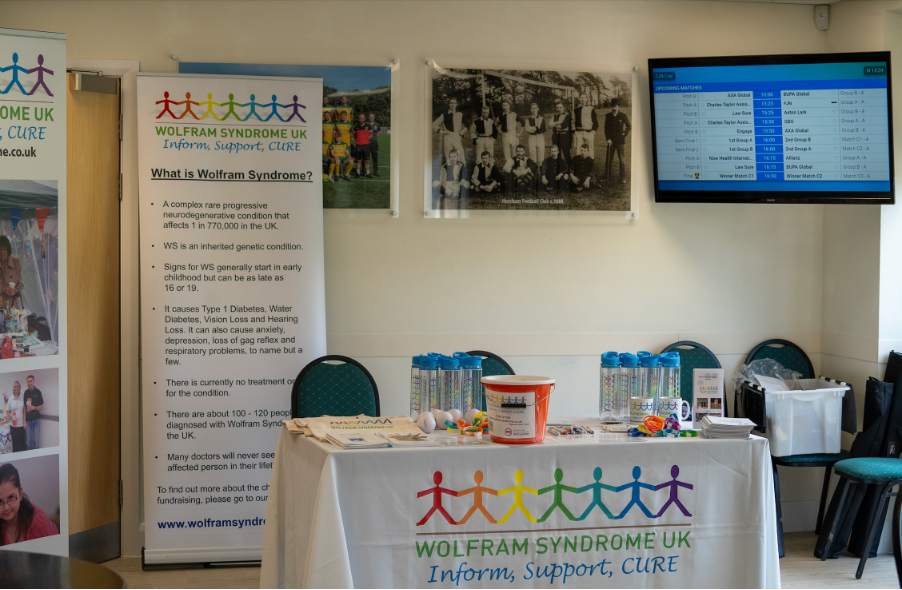 Wolfram Syndrome fundraising table